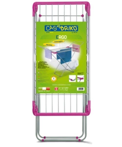 Stendibiancheria "ergo" con pinzette antiscivolo 176x55x111 cm